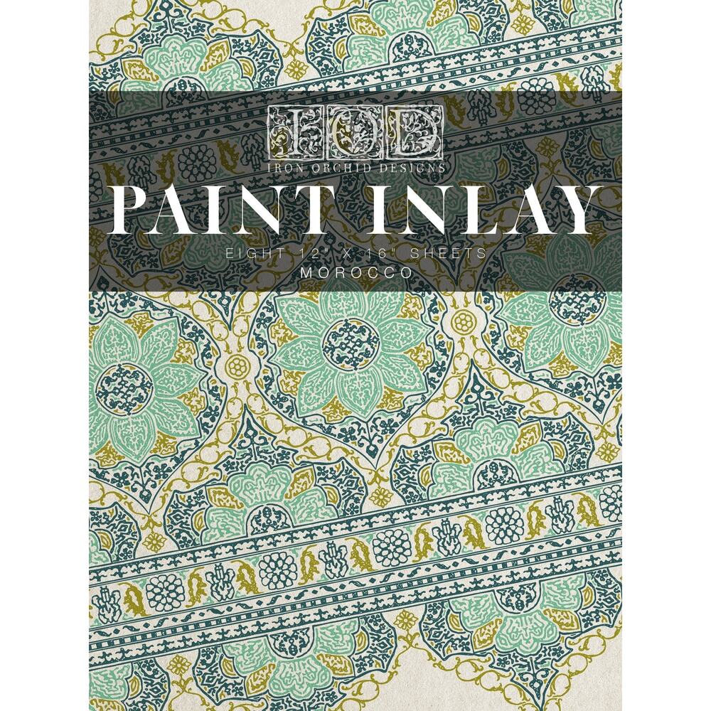 Morocco - Paint Inlay - IOD Iron Orchid Designs